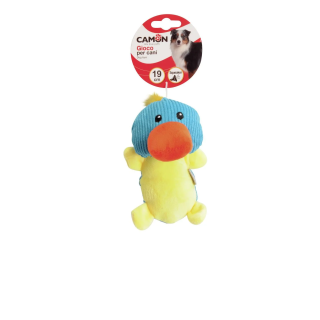 Gioco cane animaletti in poliestere con squeaker 19 cm