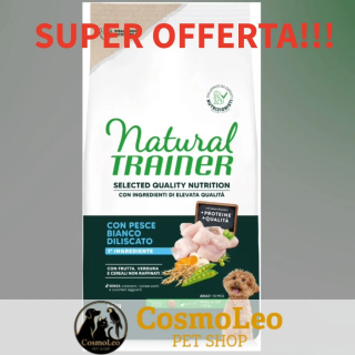 Trainer selected quality mini pesce bianco 1,5 kg | natural trainer