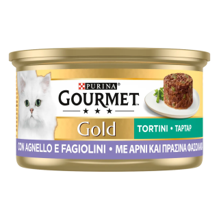 Gourmet gold tortini agnello e fagiolini 85 gr