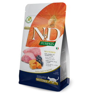Nd cat zucca agnello mirtillo neutered 5 kg