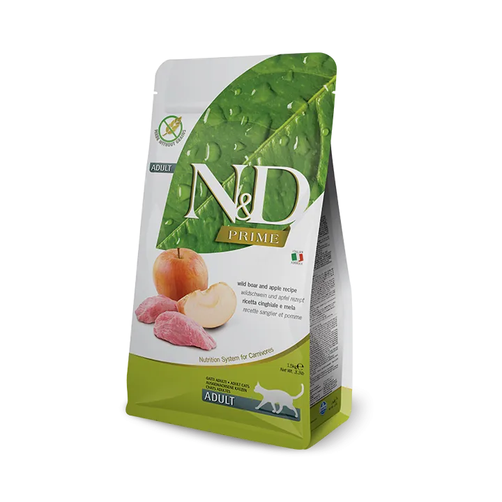 Nd cat prime cinghiale e mela 5 kg