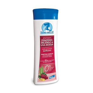 Shampoo cani zenzero, incenso e uva rossa 250 ml